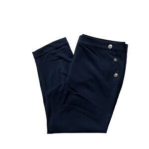 LOFT Womens Curvy Fit Button Detail Pants Size 16 NWT